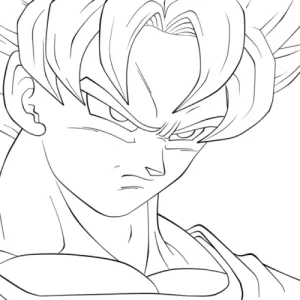 Desenho de anime para colorir 236