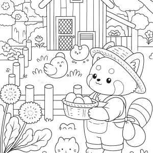 Desenho da quinta para colorir 31