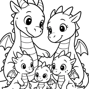 Desenho de dragão para colorir 51