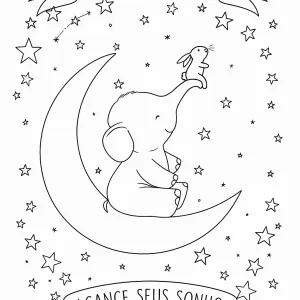 Desenho de elefante para colorir 25
