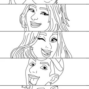 Desenho da Emilly Vick para colorir 3