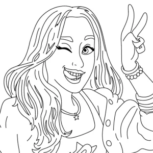 Desenho da Emilly Vick para colorir 4