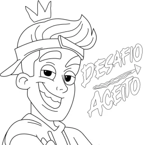 Desenho do Enaldinho para colorir 4