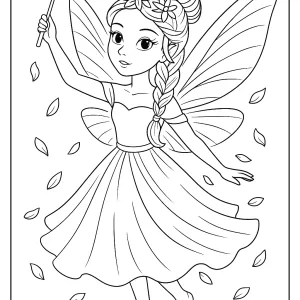 Desenho de fada para colorir 60