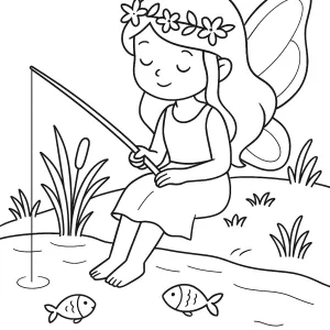 Desenho de fada para colorir 63