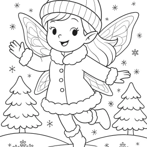 Desenho de fada para colorir 66