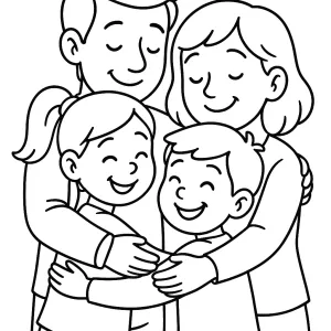 Desenho do Dia da Mãe para colorir 26