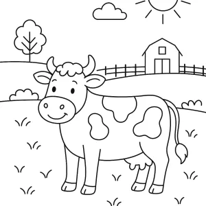 Desenho da quinta para colorir 39