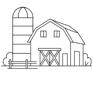 Desenho da quinta para colorir 42