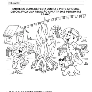 Ficha de alfabetização para colorir 23