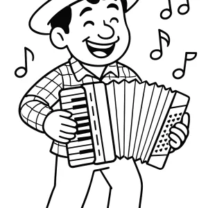Desenho de Festa Junina para colorir 61