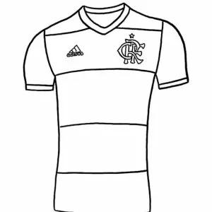Desenho do Flamengo para colorir 17