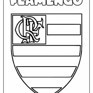 Desenho do Flamengo para colorir 20