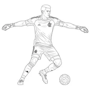 Desenho do Flamengo para colorir 21