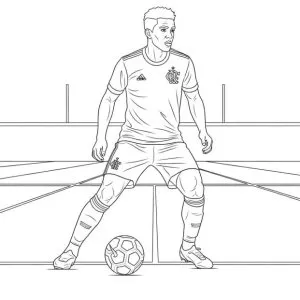 Desenho do Flamengo para colorir 23