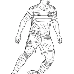 Desenho do Flamengo para colorir 25
