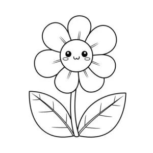 Desenho de flores para pintar 34