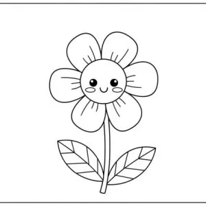 Desenho de flores para pintar 35
