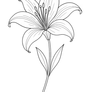 Desenho de flores para pintar 37