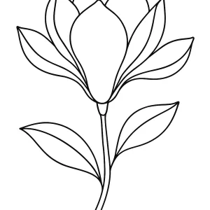 Desenho de flores para pintar 47