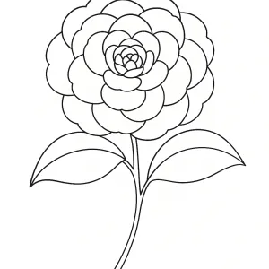 Desenho de flores para pintar 50