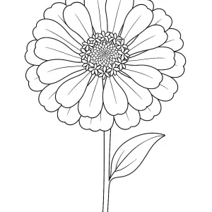 Desenho de flores para pintar 52