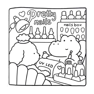 Desenho Cozy Friends para colorir 15