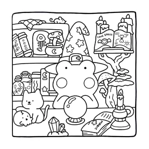 Desenho Cozy Friends para colorir 16