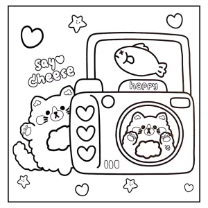 Desenho Cozy Friends para colorir 17