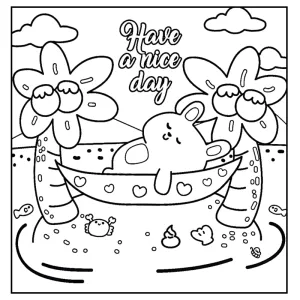 Desenho Cozy Friends para colorir 21