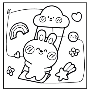 Desenho Cozy Friends para colorir 25