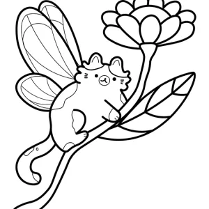 Desenho fofo para colorir 24