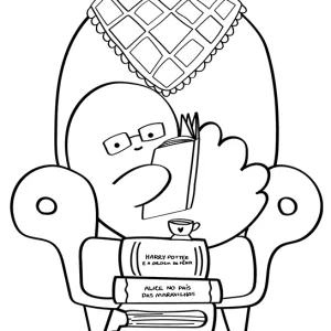 Desenho fofo para colorir 26
