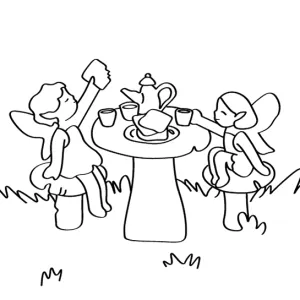 Desenho fofo para colorir 34