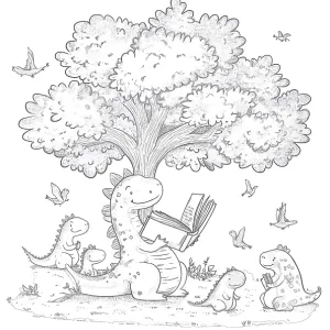 Desenho de dinossauro para colorir 41