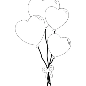 Desenho de coração para colorir 54