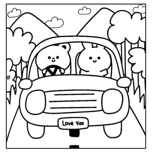 Desenho Cozy Friends para colorir 29