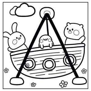 Desenho Cozy Friends para colorir 30