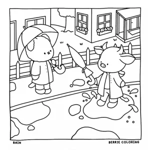 Desenho Cozy Friends para colorir 35