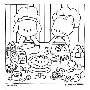 Desenho Cozy Friends para colorir 37