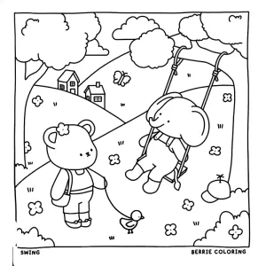 Desenho Cozy Friends para colorir 40