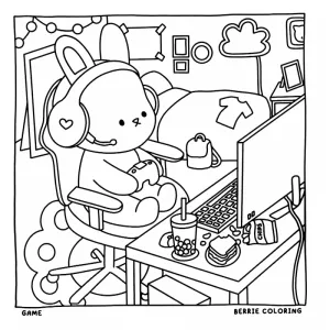 Desenho Cozy Friends para colorir 43