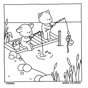 Desenho Cozy Friends para colorir 44