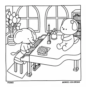 Desenho Cozy Friends para colorir 47