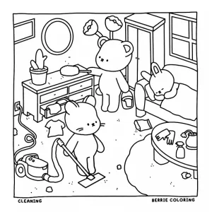 Desenho Cozy Friends para colorir 50