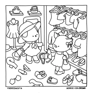 Desenho Cozy Friends para colorir 51