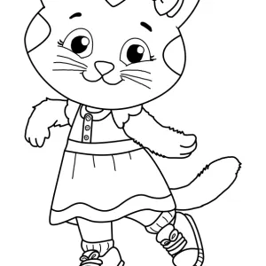 Desenho do Daniel Tigre para colorir 8