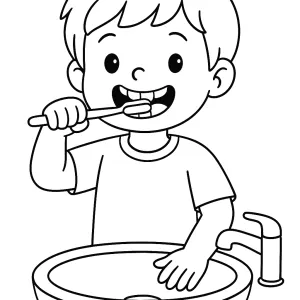 Desenho de dentista para colorir 2