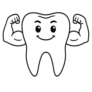 Desenho de dentista para colorir 8