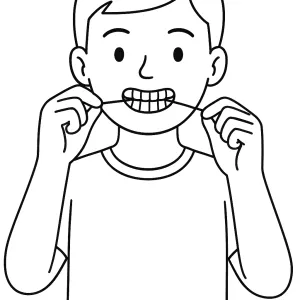 Desenho de dentista para colorir 12
